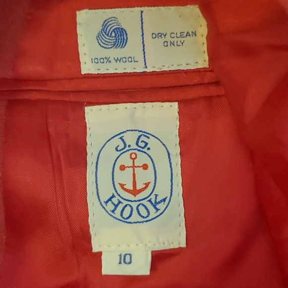 women's vintage j.g. hook 2 piece suit sz 10 wool - Picture 7 of 8